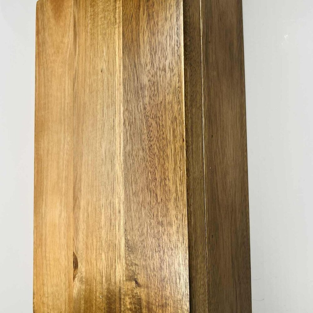 Vintage Solid Wood Jewelry Box Mid Century 1960s Scandinavian Style